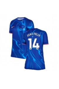 Chelsea Joao Felix #14 Fotballdrakt Hjemme Klær Dame 2024-25 Korte ermer